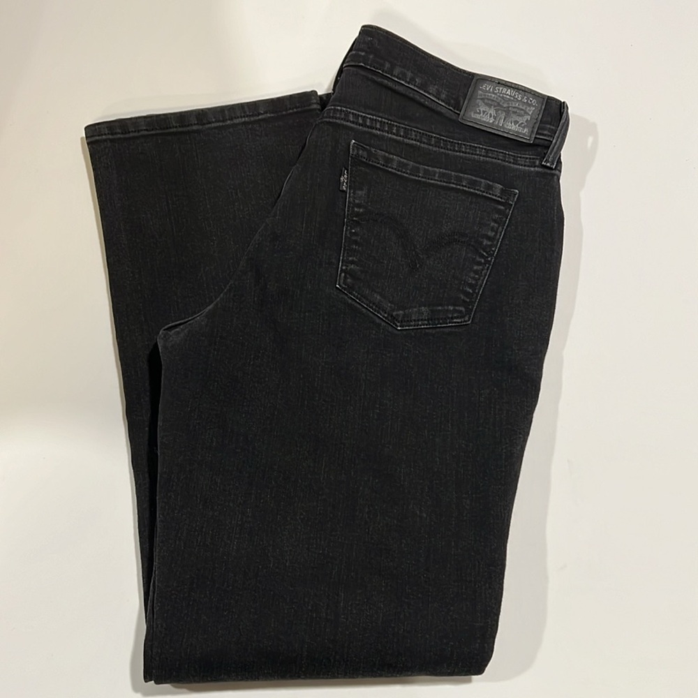 Levi - black, 10, 505 straight leg denim jeans‎ - Picture 6 of 6